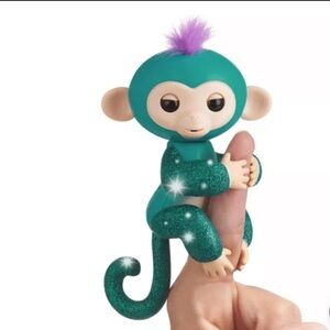 50% off w like Fingerlings Interactive Glitter Monkey - Quincy - By WowWee
